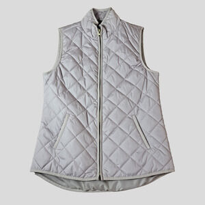 Old Navy Women Dusty Rose Pink Quilted Lightweight Full Zip Vest Jacket Small S